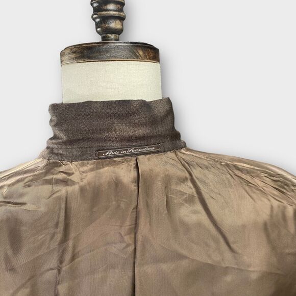 Ermenegildo Zegna Neiman Marcus Blazer Mens 42R 'Traveller' Brown Herringbone - Picture 10 of 12